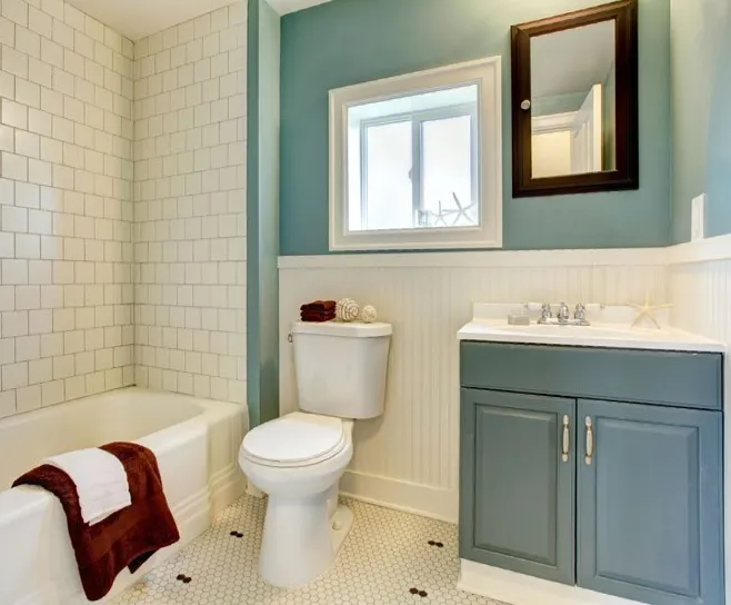 interior bathroom painting in fort lauderdale