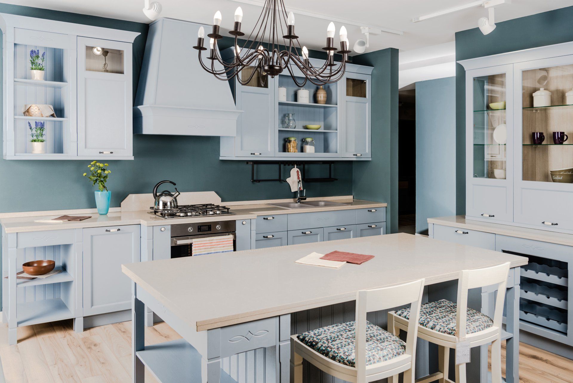 newly refinished and repainted kitchen cabinets in Davie FL